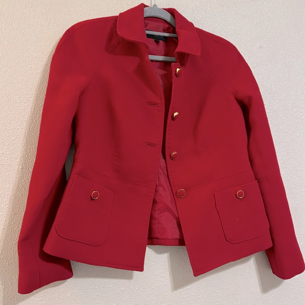 140. Talbots beautiful red jacket size 6. PRICED FOR QUICK SALE!!!